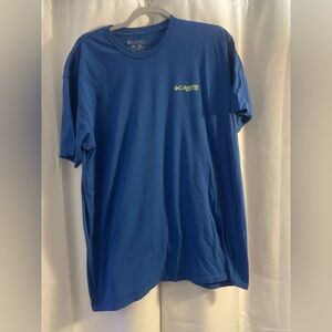 Columbia Men's Blue T-Shirt 2xl